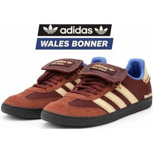 Adidas Wales Bonner Samba Brown Cream Blue Low Sneakers Mens 8 NWT Rare Collab